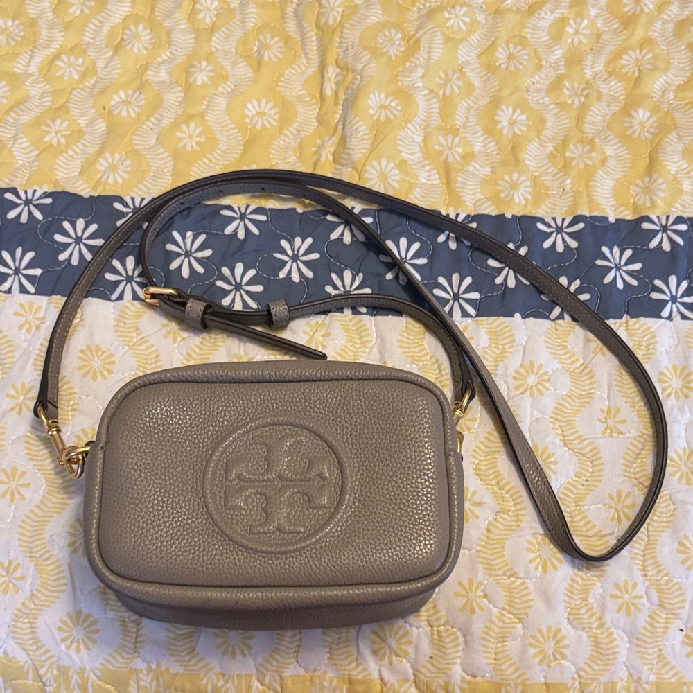 Tory Burch Taupe Crossbody Bag